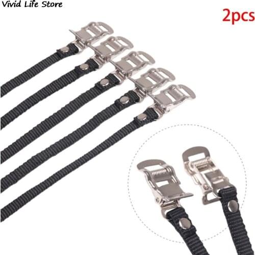 1 Pair Cycle Pedal Non Slip Strap Bike Spinning Cycling Shoe Toe Casing Tie Rope Bike Workout Security Belts