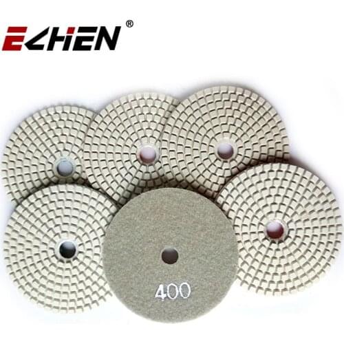 Abrasive Tool 100mm Marble Granite Wet 4 inch white Polishing Pads For stone abrasive quartz polishing discs grinding tools