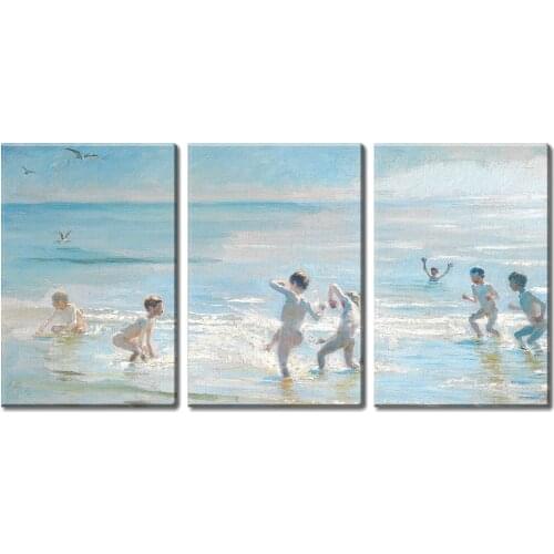 Edouard Manet 3 Panel World Famous Painting Reproduction on Canvas Wall Art - A Bar at The Folies Drop shipping