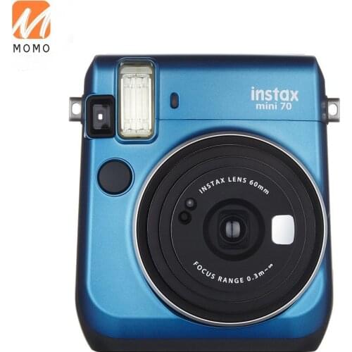 Fujifilm Fuji Ins Mini 70N Blue Polaroid Camera