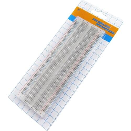 Breadboard 830 Point Solderless PCB Transparent Bread Board MB-102 MB102 Test Develop DIY T