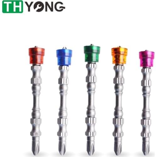 5Pcs Set 65mm Magnetic Drill Screwdriver Bits S2 Steel Cross Head Screw Driver Screwdrivers Kit Double Headed Hand Tools Drills