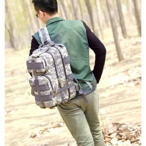 Outdoor Men Multifunctional waterproof Nylon bag Camouflage Military 3P Tactical Package big Capacity Hiking Rucksacks Backpacks