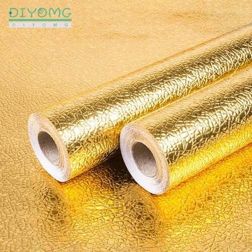 Wallpaper for Kitchen Oil-proof Waterproof Self Adhesive Wall Stickers Roof Ceiling Living Room Decor Sticker Contact Paper Film