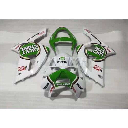 New ABS Motorcycle Fairing kit Fit For Kawasaki Ninja ZX6R 636 ZX-6R 2003 2004 03 04 Bodywork Set Custom White Green