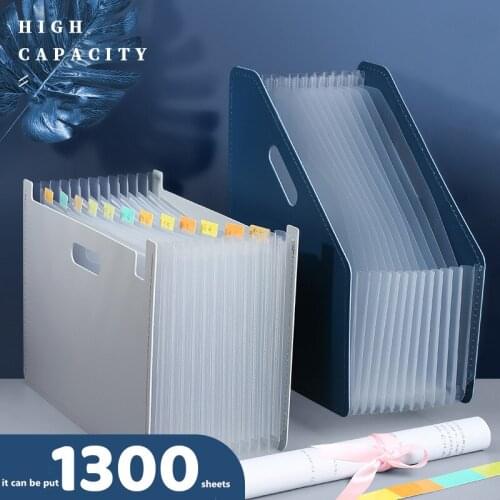 1Pc New Arrival Desk File Folder Document Paper Organizer Storage Holder Multilayer Expanding Box School Office Folders