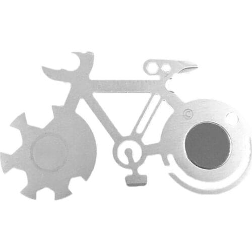 Camping Knife Mountain Bike Tool Card Multi-Tool Cutter Portable Outdoor Survival Tool Scale Can Opener Cutting Screwdriver