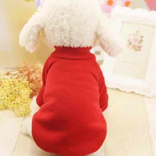 Dog Clothes Warm Puppy Outfit Pet Jacket Coat Winter Dog Clothes Soft Sweater Clothing For Small Dogs Chihuahua Pet Hoodies