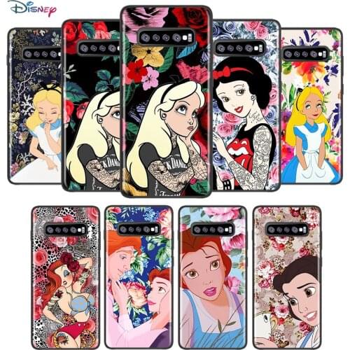 Disney Cartoon Animation Alice Princess For Samsung Galaxy S21 S20 FE Ultra S10 Lite S9 S8 Plus S7 5G TPU Silicone Phone Case