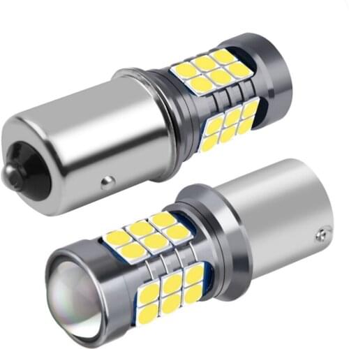 10pcs 1156 BA15S 7506 P21W R5W R10W Super Bright 3030 LED Car Brake Light Turn Signal Bulb Auto Reverse Lamp Red White Yellow