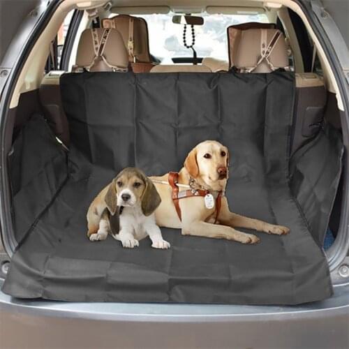 Dog Car Seat Cover Footprints Thick Pet Car Waterproof Mat Oxford Cloth Car Trunk Pad Dog Outdoor Car Mat