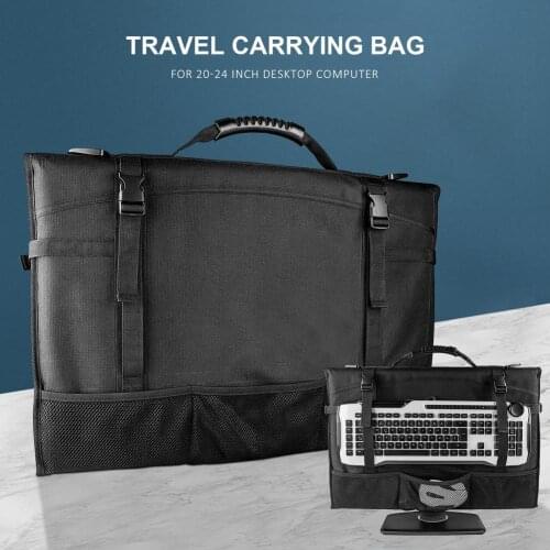 Laptop Bag Case 15.6 20 24 Inch Waterproof Notebook Travel Carrying Bag For Computer Monitor PC Oxford Cloth Briefcase Handbag