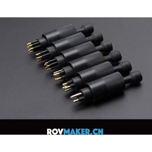 Openrov Watertight Plug Male End Cap Underwater Connector 400m Depth Use Underwater Plug For Subcon ROV Remote Operated Vehicle