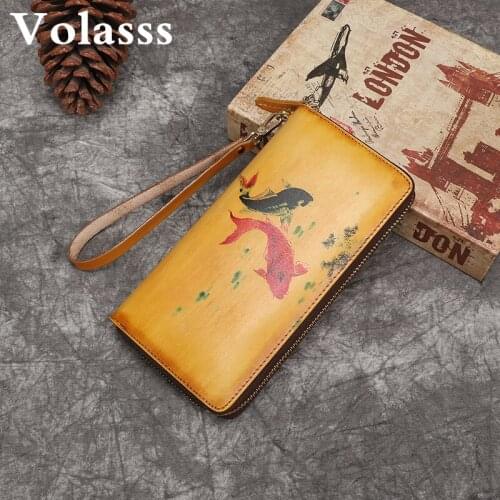 Женские кошельки с тиснением Volasss China At AliExpress