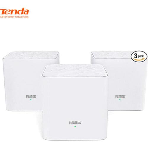 Tenda Nova Mesh WiFi System (MW3)-Up to 3500 sq.ft. Whole Home Coverage WiFi Router and Extender Replacement AC1200 Mesh Router