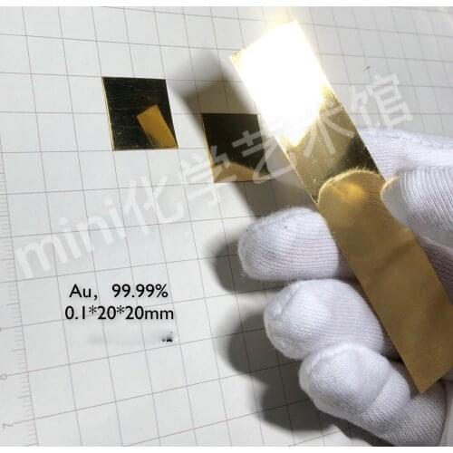 0.1 + * 20*20 gold electrode gold piece pure gold piece Au 9999