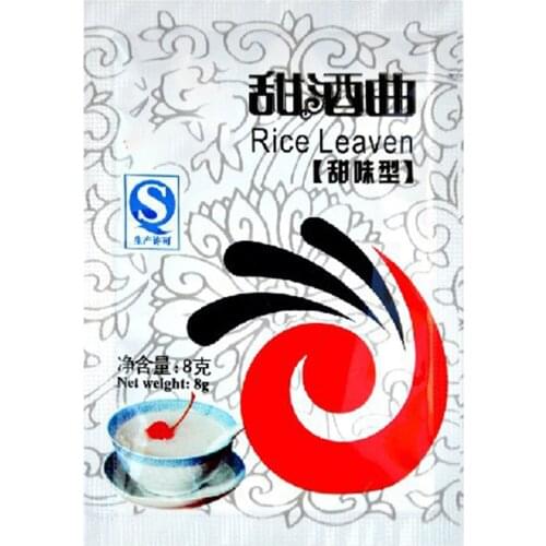 10pcs 8g Rice Wine Koji Yeast Powder Can Make 3-4 Jin Sweet Wine Yeast Sweet Rice Wine Fermentation Starter Leaven Powder