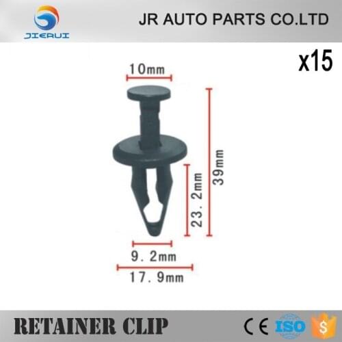 15 X Nylon For GM Front Bumper Fascia Retainer Clip Fastener ( 18x23x10mm )