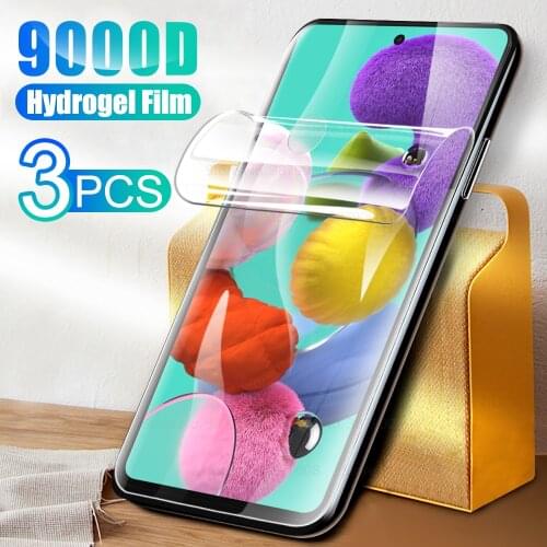 3PCS hydrogel film for samsung galaxy a51 6.5'' screen protector for samsung A51 A 51 4g 5g SM-A515F phone films cover not glass
