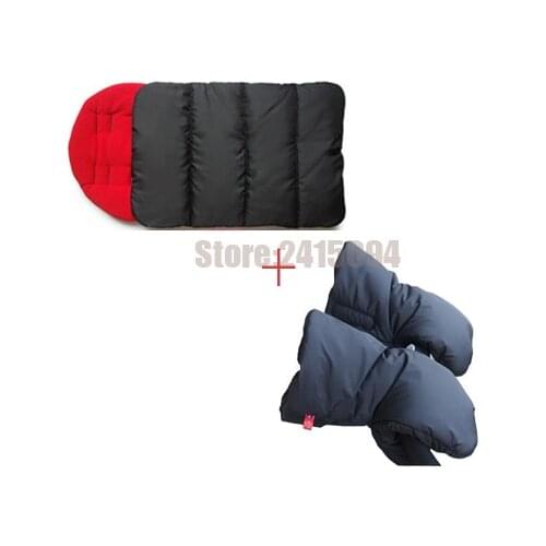Stroller accessories envelop wheelchair baby pram sleeping sacks foot cover gloves for baby carriage hand cover warm handmuff