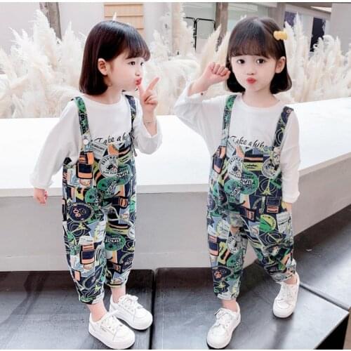 CHIUYA Denim Overalls For Girls