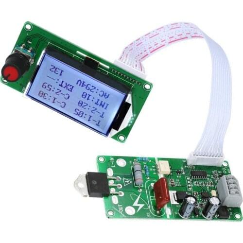 Display 100A 40A Digital lcd Double Pulse Encoder Spot Welder Welding Machine Transformer Controller Board Time Control Aokin