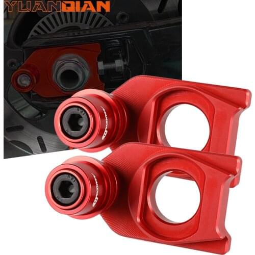 For SYM MAXSYM TL 500 TL500 2020 2021 Motorcycle Chain Adjustment Block Swingarm Spools Rear Wheel Sliders Axle Stand Hook Set