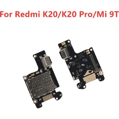 For Xiaomi Redmi k20 USB Charger Port Dock Connector PCB Board Ribbon Flex Cable + Headphone Jack Audio Earphone repair Parts