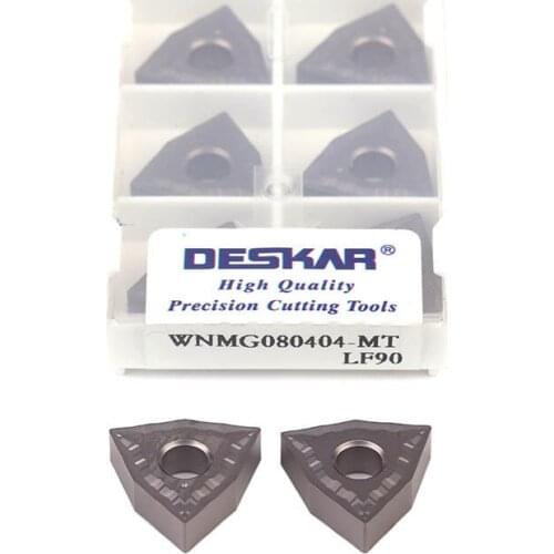 WNMG080404-MT LF90 CNC Lathe Turning Tools Carbide Insert WNMG080408-MT LF90 Cermet Blades Cutting Tools, For Processing Steel