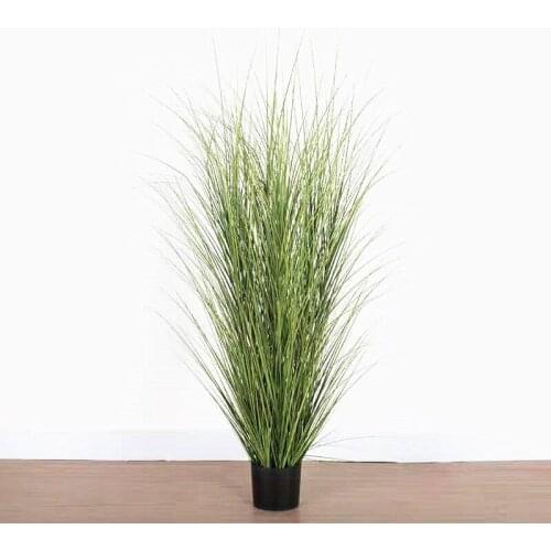 150cm Artificial Reed Grass Potted Plastic Onion Grass Bonsai Indoor DIY Landscaping Accessories Living Room Hotel Home Decor