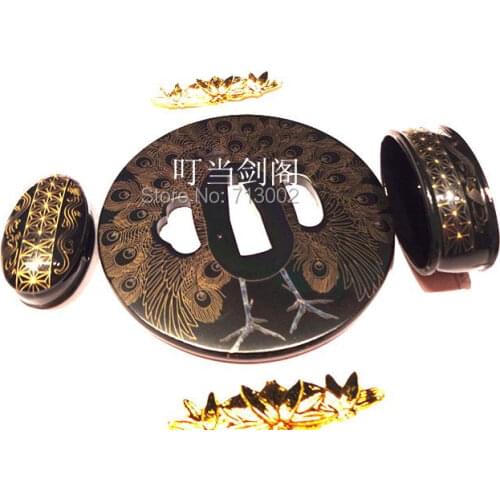 Handmade Alloy Guard Fitting For Japanese Katana Sword Accessory Set