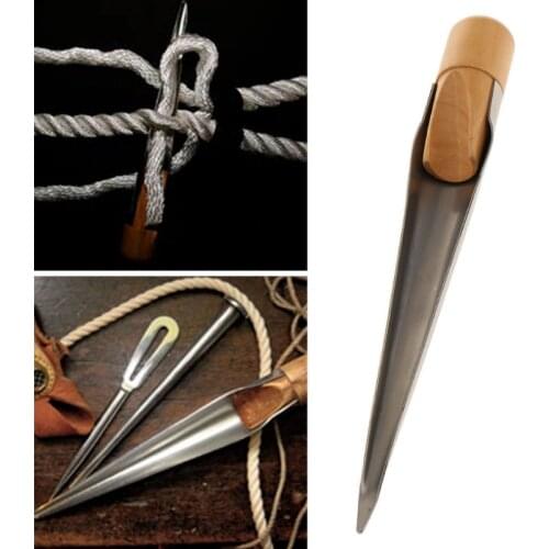 Marine Ropeworke Splicing Spike Stainless Steel 170/280/390mm Grip Rope Threader Marine Tools Boat Yacht Cabin Hardware Supplies
