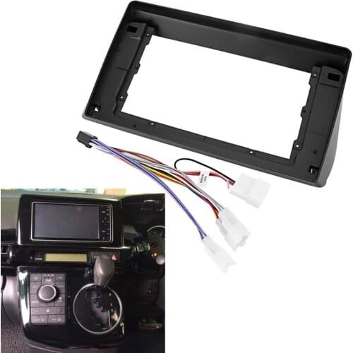 NEW-10 Inch 2Din Car Fascia for TOYOTA WISH 2009-2012 Stereo Fascias Panel Dash Mount Installation Car DVD Frame Kit In-Dash