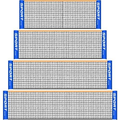 Portable Folding Standard Professional Badminton Net Indoor Outdoor Sports Volleyball Tennis Training Square Nets Mesh