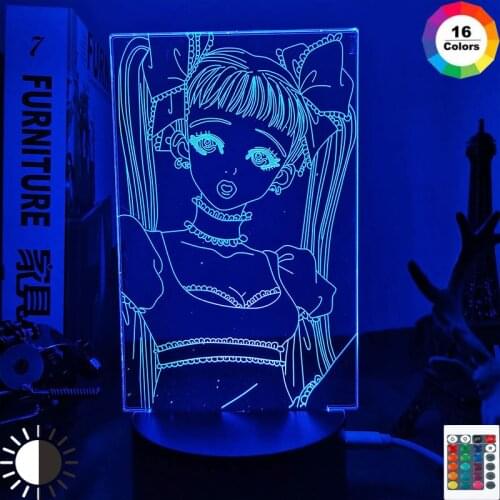 Paradise Kiss Miwako Sakurada Led Night Light for Bedroom Decor Gift Nightlight Anime Desk 3d Lamp Miwako Sakurada Paradise Kiss