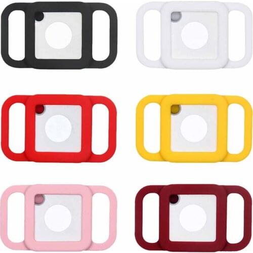 Silicone Protective Case Pets Anti-loss Locator Collar Clip Fixed Buckle For Tile Mate Tracker Strap Cat GPS Finder Protector