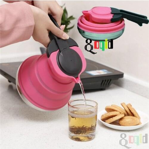 Folding Water Kettles for Camping Portable Tea Coffee Pots Outdoor Travelling Hiking Kitchen 2021 Tool Most Popular Goods Unusal