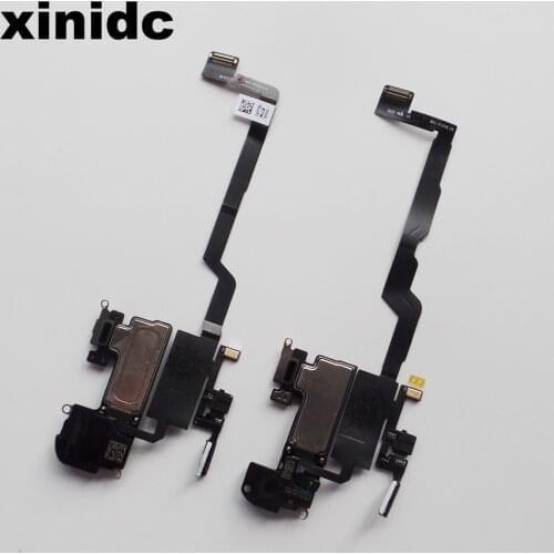 Xinidc 5Pcs for iPhone XS/ XS Max XR X Ambient Proximity Light Sensor Flex Cable Ribbon with Ear Speaker Replacement Parts
