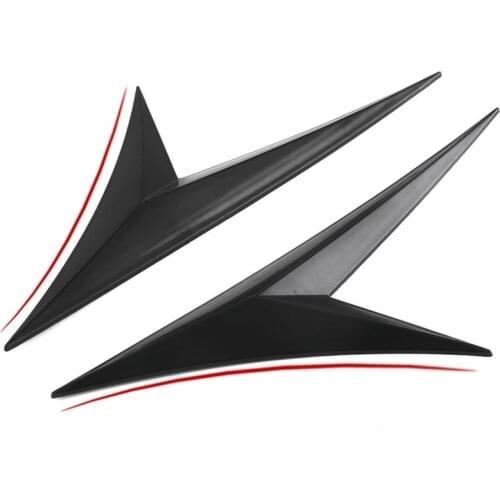 2Pcs Car Universal Shark gill with blade side label on the side of leaf plate Car Body stickers for ten generation Civic New