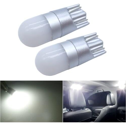 2x T10 LED Canbus W5W 194 168 Auto Lamp for Car Parking Light Clearance Dome Reading Interior Trunk Lamp 6500K White