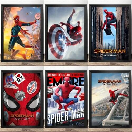 5D DIY Diamond Painting Marvel Avengers Movies Spider-Man Superhero Diamond Embroidery Childrens Home Decoration