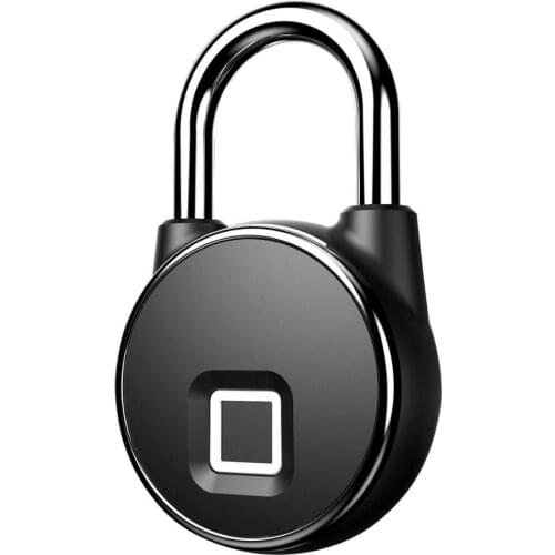 Anytek P22 Fingerprint Pad Lock Fashion Sturdy Security smart pack lock USB charge IP65 Waterproof
