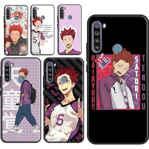 Tendo Satori Haikyuu Anime Phone Case for Xiaomi Redmi Note 10 Pro 9 8 Redmi 9 9T 9C 9A 8A 7A K40 Note 9S 8T Cover
