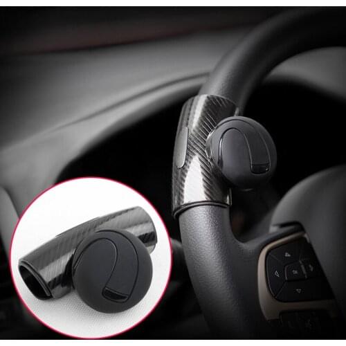 Black Car Steering Wheel ABS Auxiliary Rotatable Knob Expansion Handle Catcher Ball New Styling Accessories