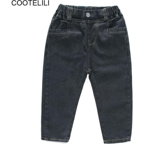 Джинсы для подростков девочек COOTELILI China At AliExpress