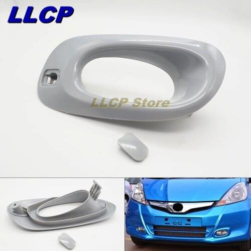 For HONDA FIT JAZZ 2012 2013 2014 GE6 GE8 Front Bumper Fog light Fog Lamp Cover Hood Garnish Shell 33956-TF0-J51 33906-TF0-J51