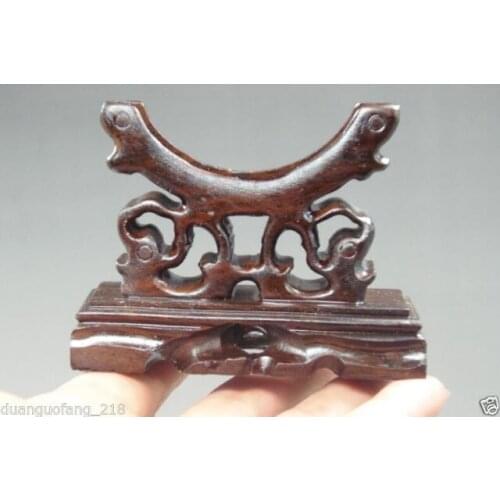 Chinese wood carved Bracelet base Pendant Bracelet display shelf