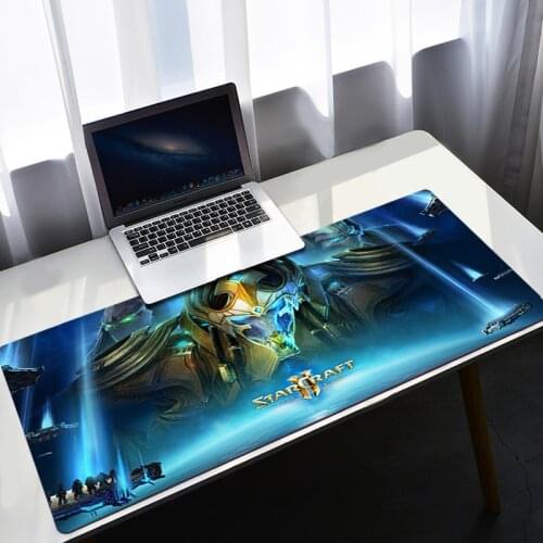 Starcraft 2 Mouse Pads Ergonomic Pad Desk Mat Cool Carpet Keyboard Computer Gamer Pc Table 900x400 Mousepad Company Mats Anime