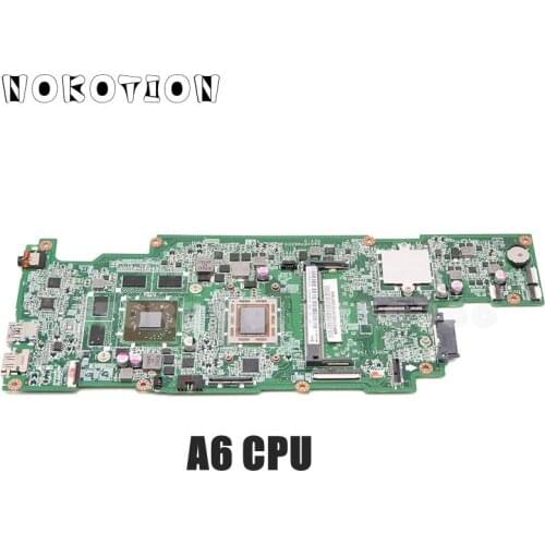 NOKOTION NBM4711001 NB.M4711.001 For Acer aspire V5-551G Laptop Motherboard DA0ZRPMB6C0 DDR3 Onboard A6 CPU Full tested