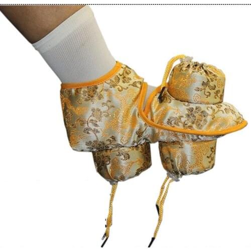 Foot Moxa Moxibustion Moxibust Bag Copper Box Massager Warming Massage Therapy Treatment For Neck Leg Arm Abdomen Body Care